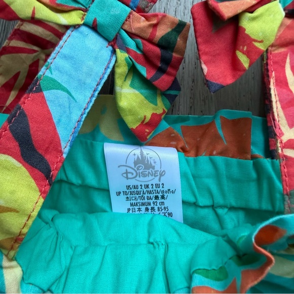 Disney Moana Tropical Adventure Kids Dress - Picture 4 of 7